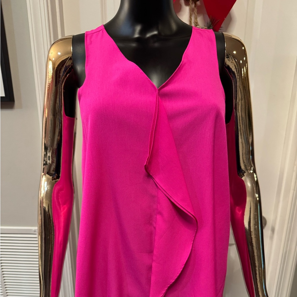 The Limited Fuchsia Sleeveless Blouse